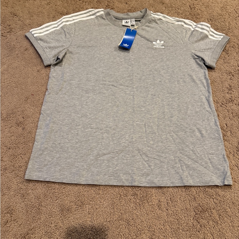 Adidas Women's 3-Stripes Round Neck Short Sleeve Tshirt Size M